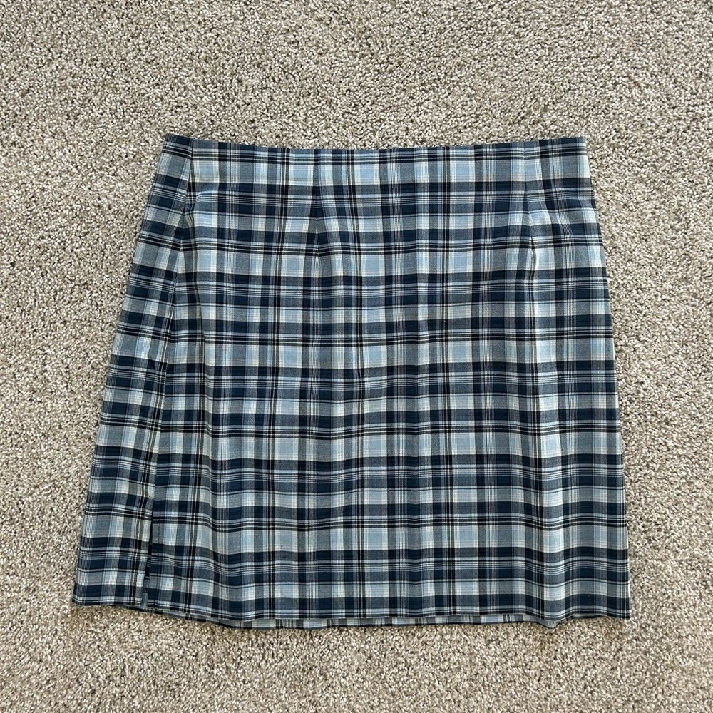 vintage plaid skirt